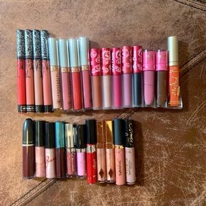 Lot of Designer Lipsticks Kat Von D Anastasia MAC